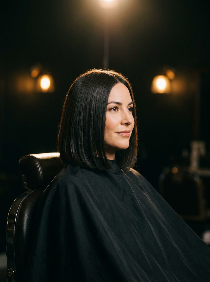Women’s bob haircut at Reuven & David
